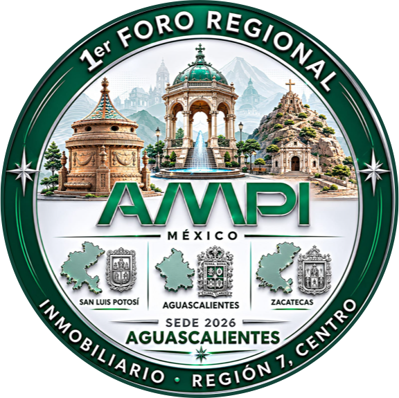 1er Foro Regional Inmobiliario, Región 7 Centro, sede 2026 Aguascalientes